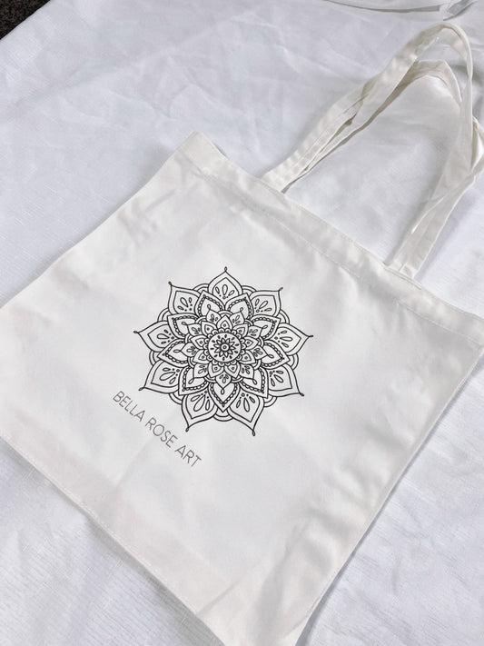 Peace mandala tote bag