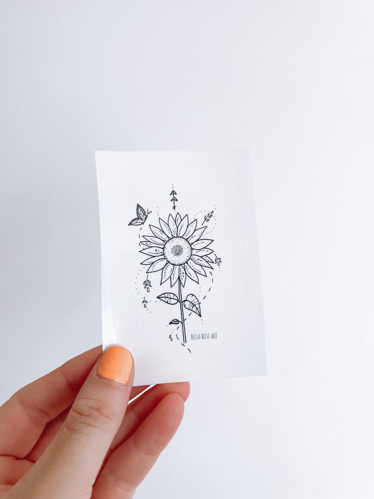 Sunflower sticker